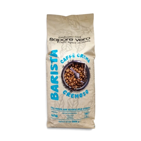 Tempelmann Sapore Vero Cremoso Kawa Ziarnista 1kg - aksamitna crema i nuty czekolady